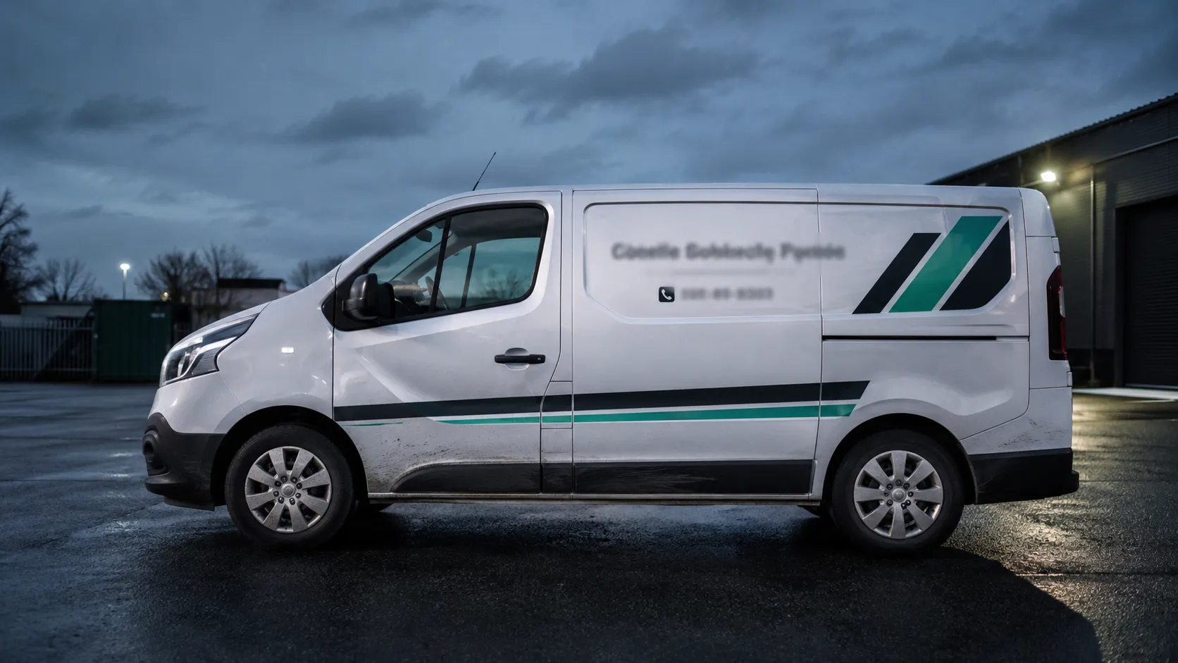 Marquage publicitaire véhicule sur Renault Trafic d’artisan à Lingolsheim